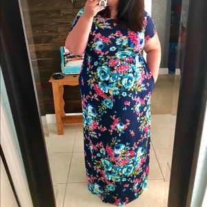 Floral maxi dress
